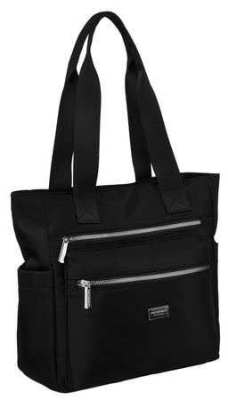 Women's shopper bag PTN CTY-06 Black