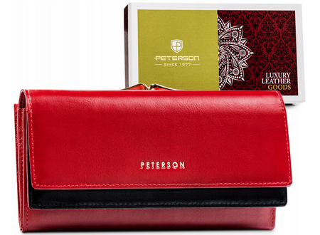 PETERSON PTN 421028-SG RFID leather wallet
