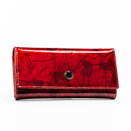 Portfel damski skórzany PTN 72401-BFBC Red