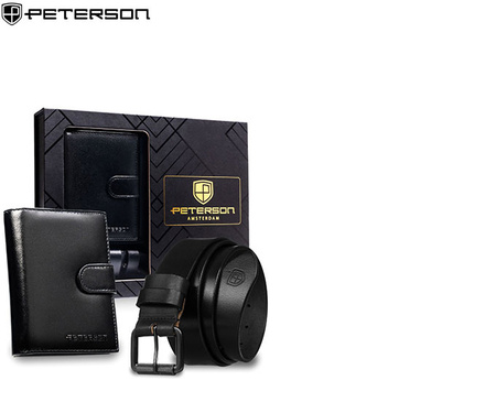 Zestaw portel+pasek PTN N4L-BF-105-BW Black