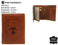 PETERSON PTN N4-EBS RFID leather wallet
