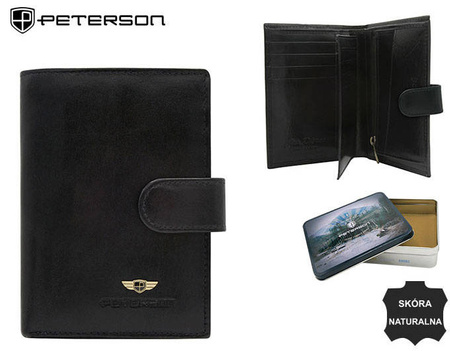 Portfel skórzany RFID PETERSON PTN N74-VT