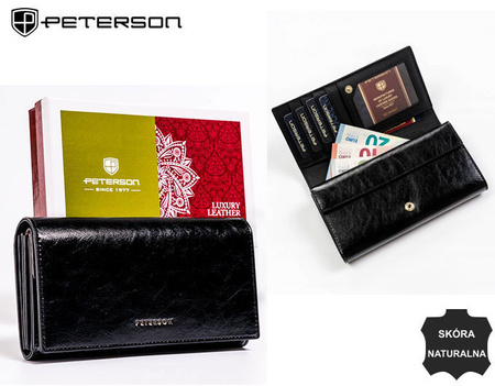 PTN PL-411 Black leather wallet