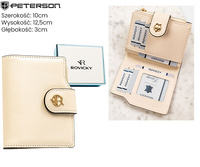 Portfel damski eko R-012-JK6 Beige