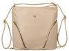 Women's Bag and Urban Backpack in One made of Eco-leather PU R-KP-18-DN D.Beige