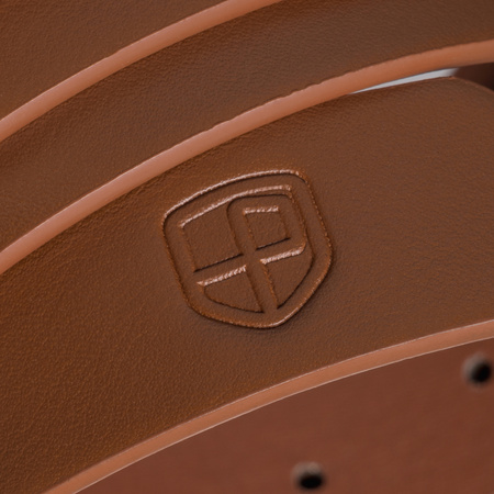 Pasek damski wąski PTN STU-14S1 Tan