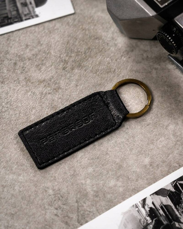 Men's Gift Set: Genuine leather wallet and leather keyring PETERSON PTN SET-M-1542L-GVT preent leather wallet and key ring set
