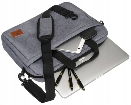 Torba na laptopa z poliestru PETERSON PTN GBP-18