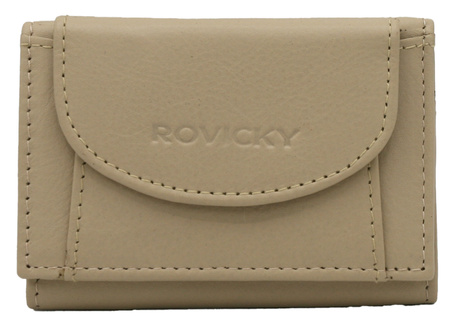 Portfel damski skórzany R-21-LFN Beige
