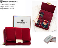 Portfel damski eko PTN 0015-THU Bordo