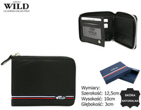 Men's leather wallet N992Z-GV BLACK