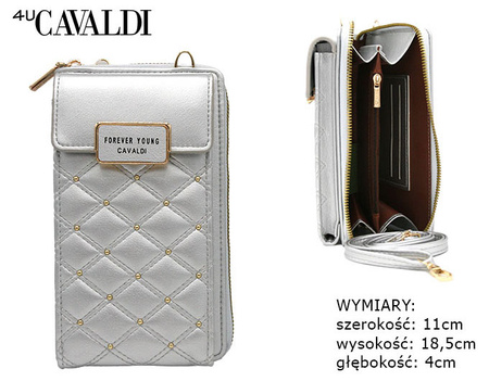 Torebko portfel M-09 Silver
