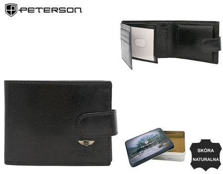 Portfel skórzany PTN 22302L-VT Black