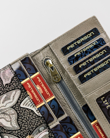 PETERSON PTN 421028-ONBF RFID leather wallet