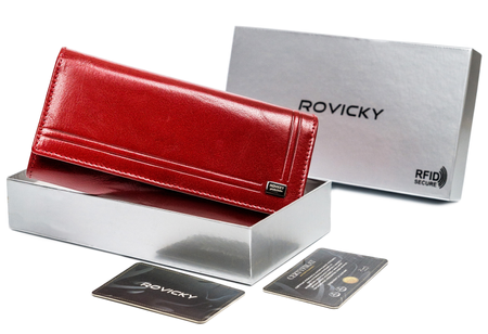 Rovicky women's RFID leather wallet CPR-8787-BAR