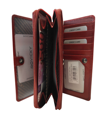 Rovicky women's RFID leather wallet CPR-8931-BAR