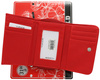 Portfel damski PU F-206L-BL Red