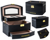 Black Eco-Leather Jewelry Box Peterson PTN SZK-02