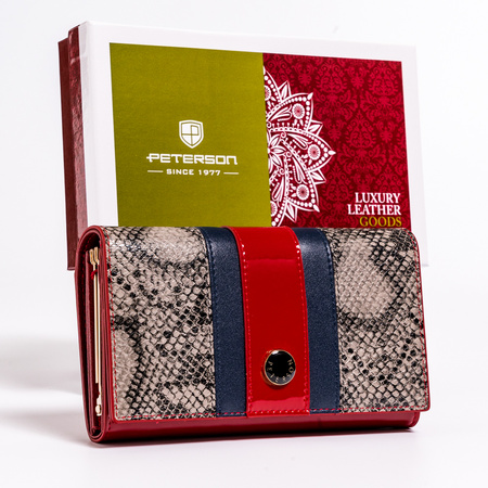 Portfel damski skórzany PTN ST-466 Snake