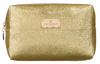 A glittering single-compartment travel vanity bag PTN KOS-L02-B Gold Peterson