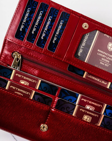 PETERSON PTN 421028-SH RFID leather wallet