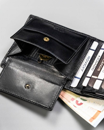 Portfel skórzany RFID ROVICKY 22321-RVTP