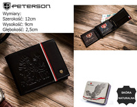 Portfel skórzany PTN 304P-03 Black