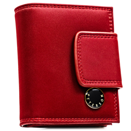 Portfel damski skóra naturalna+PU PTN PS329-HNL Red