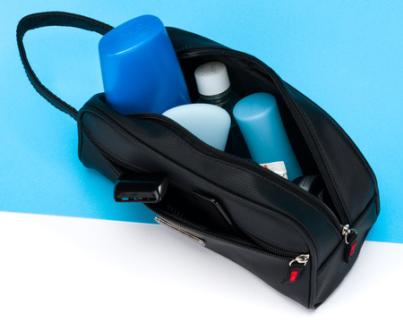 Men's travel toiletry bag Peterson PTN KOS-ME-5 Black