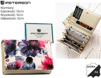 Portfel skóra + PU PTN PX30-PF1 Rose