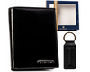 Gift set: leather wallet and keychain PETERSON PTN SET-M-1549-KCS