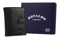 RONALDO 0800L-D RFID leather wallet