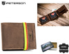 Portfel skórzany RFID PETERSON PTN 304E