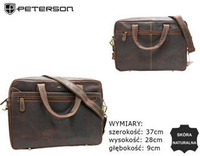 PETERSON PTN LP-2680-COM leather bag