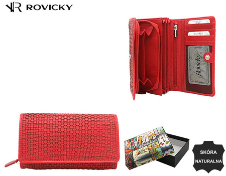 Portfel skórzany ROVICKY R-614-DDW