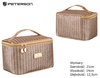 A large glitter cosmetic bag PTN KOS-L04-B Gold Rose Peterson