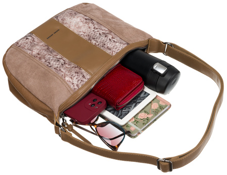 Torebka damska David Jones 6885-1 Camel