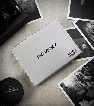 Portfel męski skórzany N4-RVT-3135 D.Brown