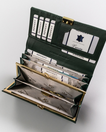 Women's leather wallet RH-24A-1-SH