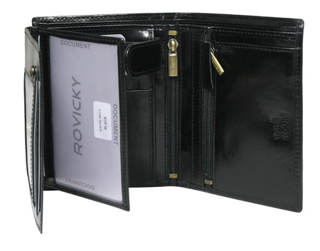 Portfel męski skórzany N575-RVT Black