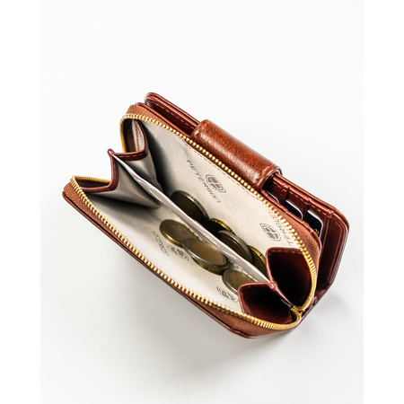 Portfel damski PU PTN 009-HF Brown