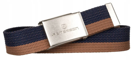 PETERSON PTN SILV-NAV-BR webbing belt