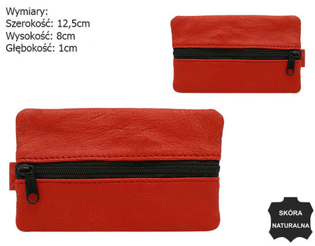 Leather key ring KC-02-LN RED