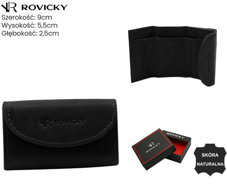 Porfel męski skórzany R-M01-LWC Black