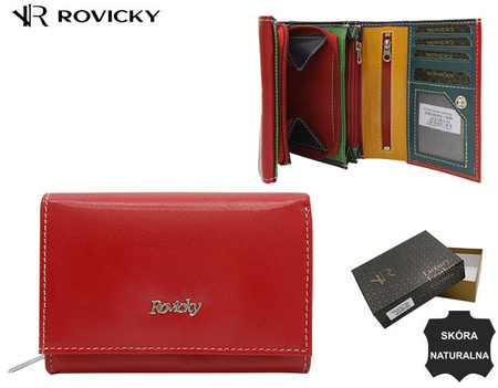 Portfel skórzany R-RD-02-GCL Red Multi 2