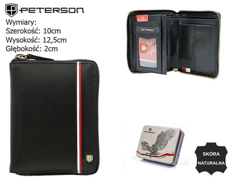 PETERSON PTN 340P-01 RFID leather wallet