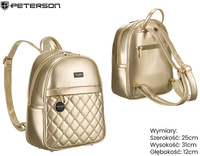Plecak damski PU PTN SPY-1-PIL Gold