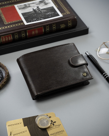 ROVICKY N61L-RVT RFID leather wallet