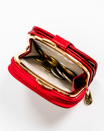 Portfel damski skórzany PTN 43972-SGN Red