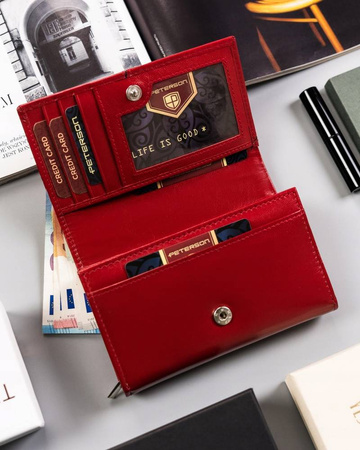PETERSON PTN RD-22-GCL-Y RFID leather wallet
